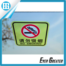 No Smoking Remind Function Car Double Sided Sticker